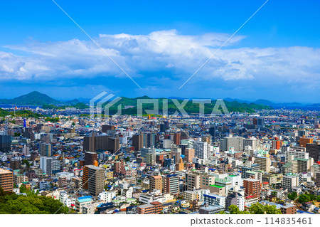 愛媛郡松山市的街道風景照片 114835461