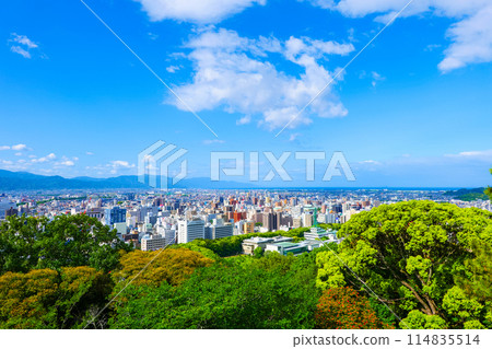 Photo of the streetscape of Matsuyama City, Ehime Prefecture 114835514