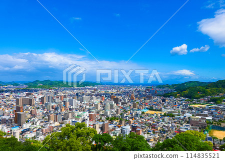 愛媛郡松山市的街道風景照片 114835521