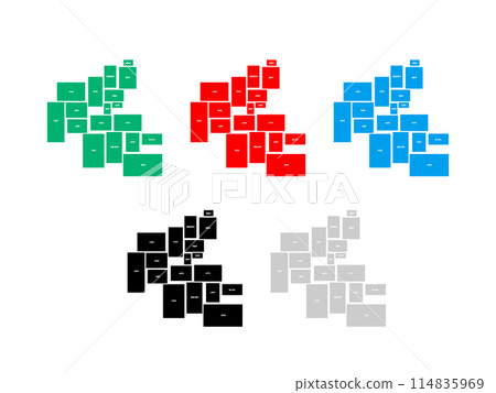 市町村地圖_大分縣_Deformation-07 114835969