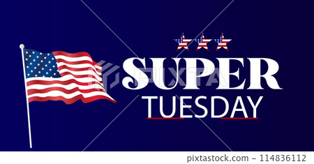 Peninsula Super Tuesday Stylish Text illustration Design Peninsula Super Tuesday Stylish Text illustration Design 114836112