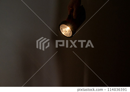 在黑暗中發光的手電筒 在黑暗中發光的手電筒 114836391