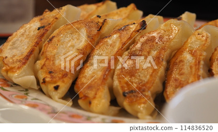 Gyoza is perfect with beer! Gyoza is perfect with beer! 114836520