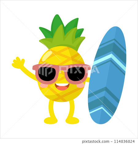 Pineapple Playing surfboard, Pineapple Surfboard Summer, fruit hello summer Pineapple Playing surfboard, Pineapple Surfboard Summer, fruit hello summer 114836824