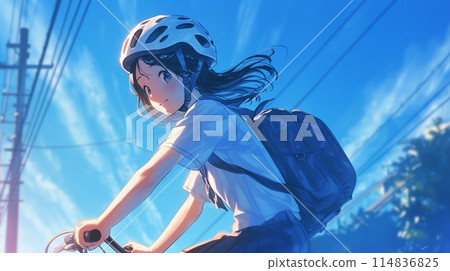 騎自行車的女學生19 騎自行車的女學生19 114836825