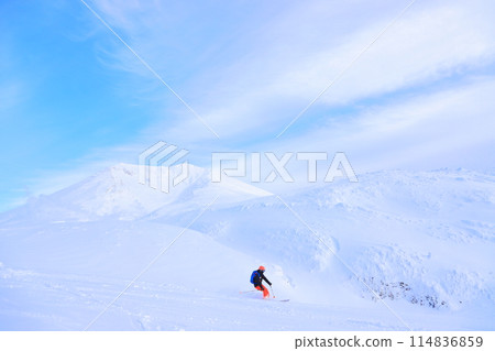 Backcountry skiing 114836859