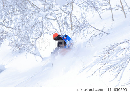 Backcountry skiing 114836893