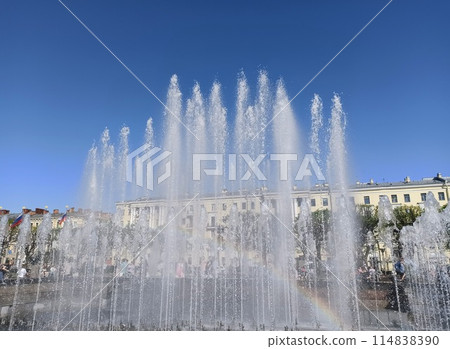 fountain in the park 114838390