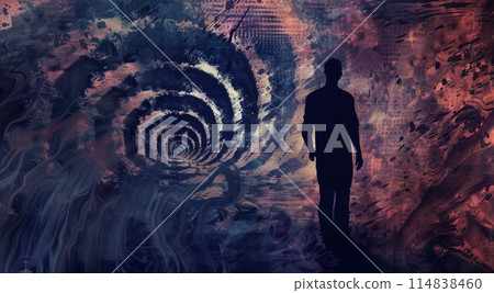 憂鬱與失望的情緒形象 114838460