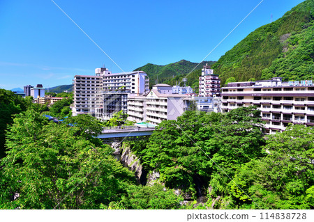 Kinugawa Onsen welcomes the green season in Nikko, Tochigi Prefecture 114838728