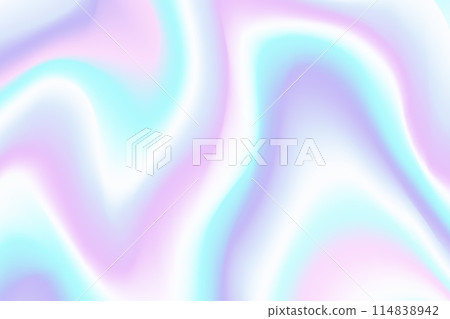 Holographic gradient background. Horizontal abstract holographic vector illustration for your design Holographic gradient background. Horizontal abstract holographic vector illustration for your design 114838942