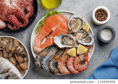 Seafood Platter Delight 114840404