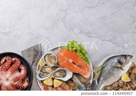 Seafood Platter Delight 114840407