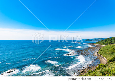 beautiful coastal scenery beautiful coastal scenery 114840869