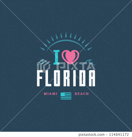 Summer holidays label or badge typography slogan design 114841172