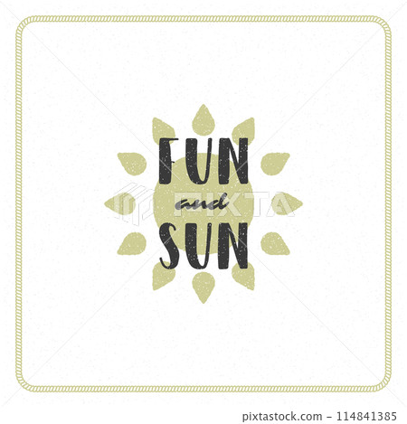 Summer holidays typography inspirational quote design for poster or apparel Summer holidays typography inspirational quote design for poster or apparel 114841385