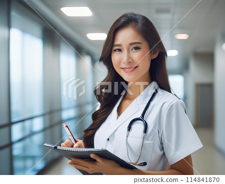Nurse working in hospital 114841870
