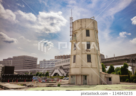 Showa retro water tower Showa retro water tower 114843235