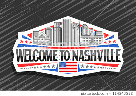 Vector logo for Nashville 114843558