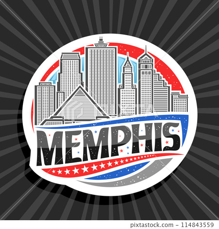 Vector logo for Memphis 114843559
