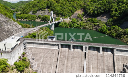 廣島縣竹原市_蓄水率100%【仁賀水壩】無人機空拍_NIK_No12 廣島縣竹原市_蓄水率100%【仁賀水壩】無人機空拍_NIK_No12 114844738