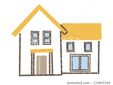 Illustration of a simple house 114845540