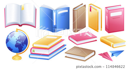 World book day cartoon set 114846622