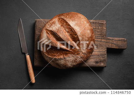 Fresh Sourdough Bread 114846750