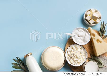 Various dairy products Various dairy products 114846798