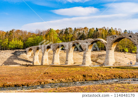Hokkaido Tauschwetsu River bridge 114848170