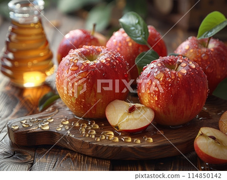 Rosh Hashanah Feast: Traditional Jewish New Year Celebration 114850142