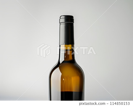 Recycled PET Wine Bottle on background 114850153
