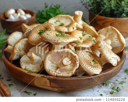 Mushroom Oyster is a type of edible mushroom that belongs to the Pleurotus genus. Mushroom Oyster is a type of edible mushroom that belongs to the Pleurotus genus. 114850228