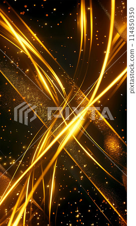 Abstract neon golden black background Abstract neon golden black background 114850350