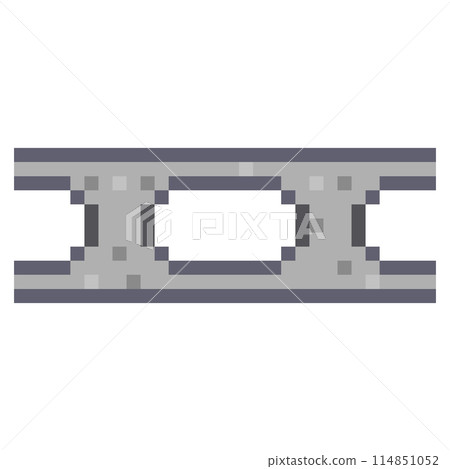 Gray seamless block pixel illustration Gray seamless block pixel illustration 114851052