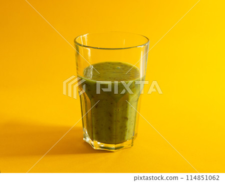 green smoothie drink in a glass, healthy eating green smoothie drink in a glass, healthy eating 114851062