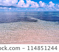 The clear waters of Corn Island on a sunny day 114851244