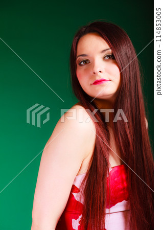 Portrait of sexy woman. Portrait of sexy woman. 114853005