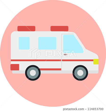 醫療圖示“救護車” 114853700