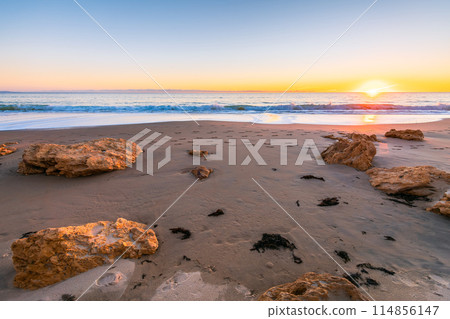 Maslin Beach during sunset 114856147