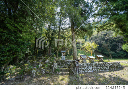 美濃金山城米倉遺址附近的神社景觀 美濃金山城米倉遺址附近的神社景觀 114857245