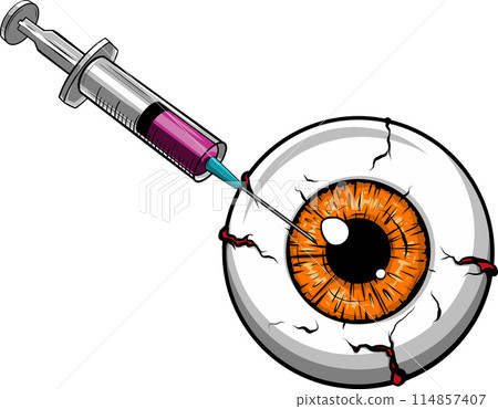 vector illustration of Syringe for vaccination design vector illustration of Syringe for vaccination design 114857407