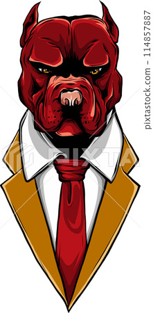 vector illustration of dog face hand draw vector illustration of dog face hand draw 114857887