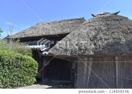 Thatched house Thatched house 114858336