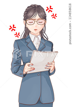 套裝OL描述生氣 114858618