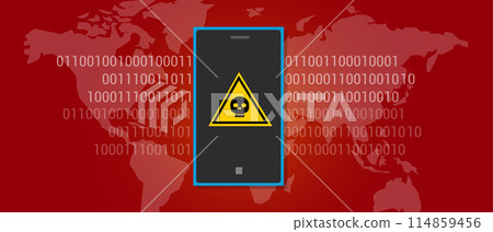 internet data virus malware mobile phone internet data virus malware mobile phone 114859456