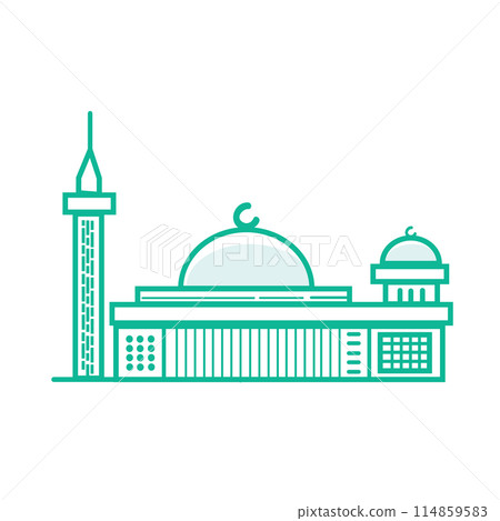 istiqlal mosque Islam prayer building in Jakarta Indonesia 114859583