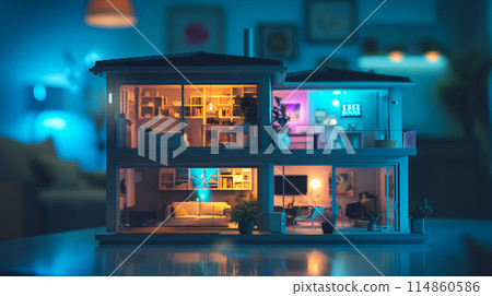 Concept of smart house 114860586