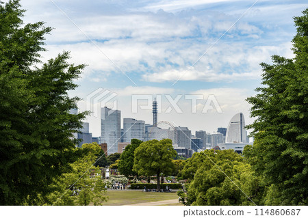 Yokohama scenery in May 114860687