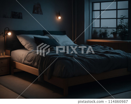 Chic bedroom [AI generated image] 114860987